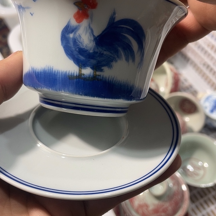 陶摆件景德镇陶瓷主人杯22334