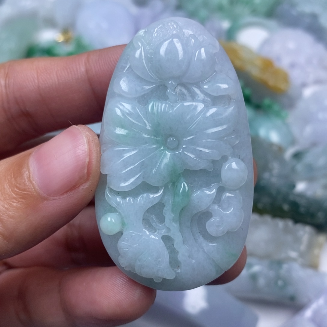 颈饰未镶嵌翡翠翡翠