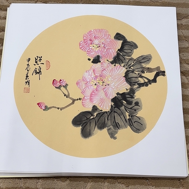 国画花鸟等多种鸟类的栖息50.50