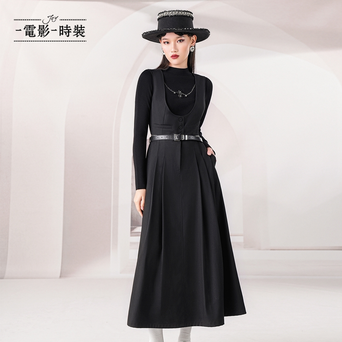 【小朱专享】一电影一时装特工连衣裙（两件套）FEIL141673