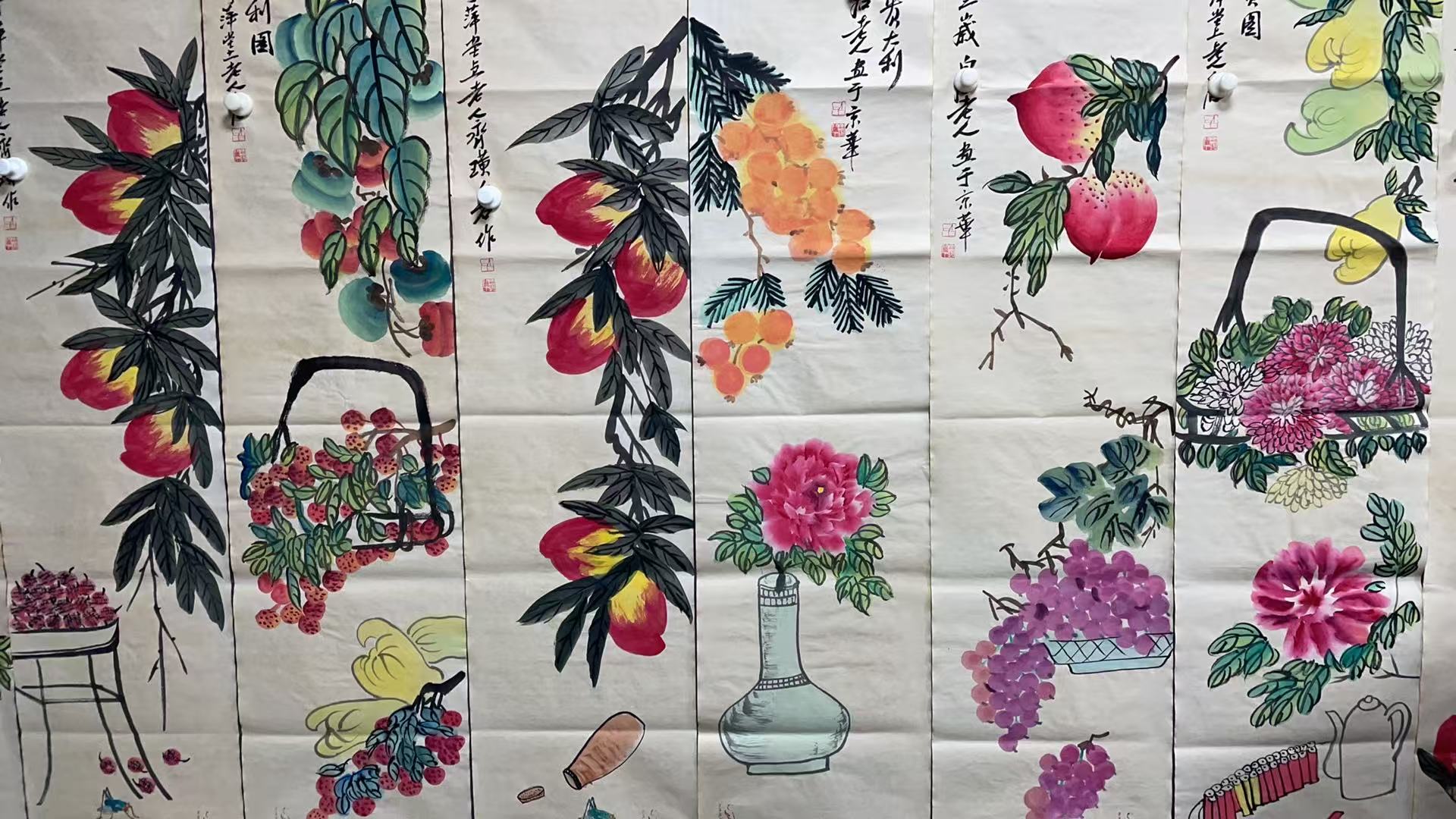 【优瑞新】精品十二条屏装饰画通用链接