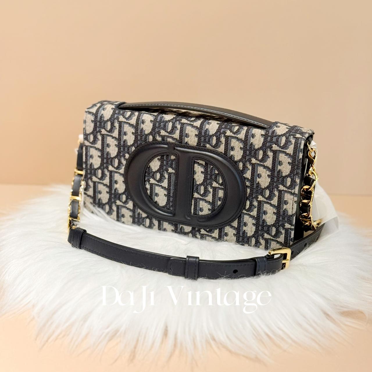 99新 DIOR/迪奥 大吉中古/Dior迪奥Signature老花mini斜挎包