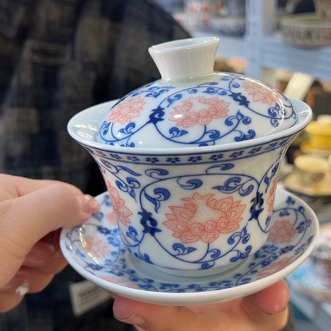 盖碗很漂亮我很喜欢