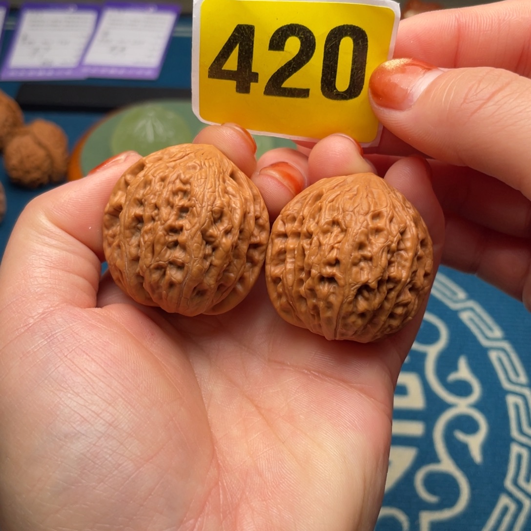 文玩核桃吊坠35.5铁锤420号