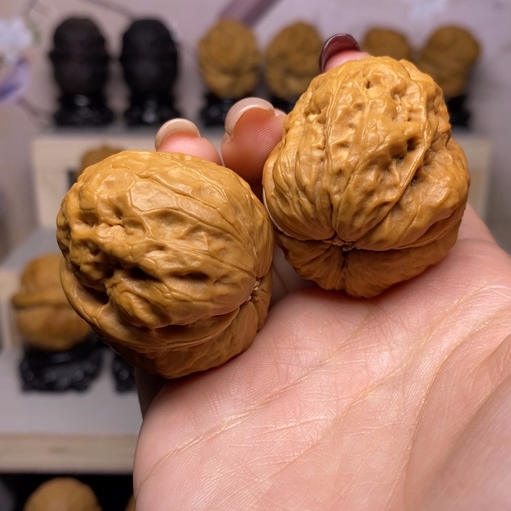 文玩核桃把件23Y—元宝疙瘩包41尺44克