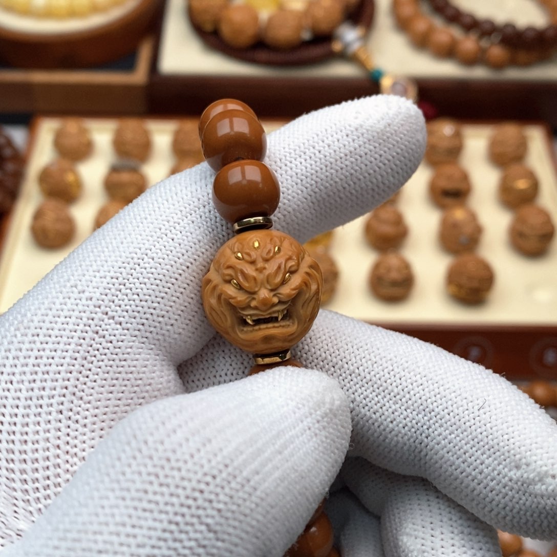 猴头核桃手串猴头