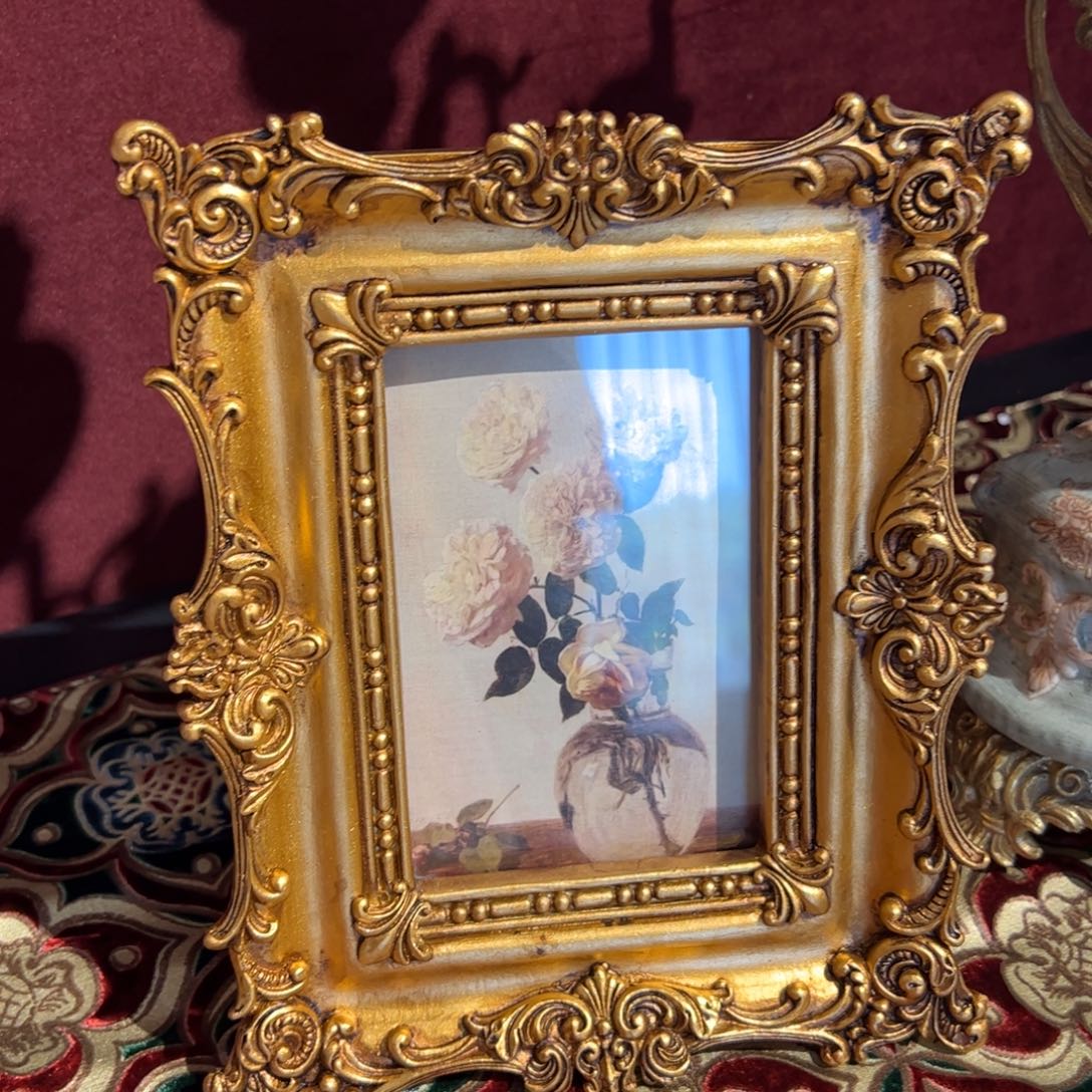 复古金色雕花相框啊啊啊