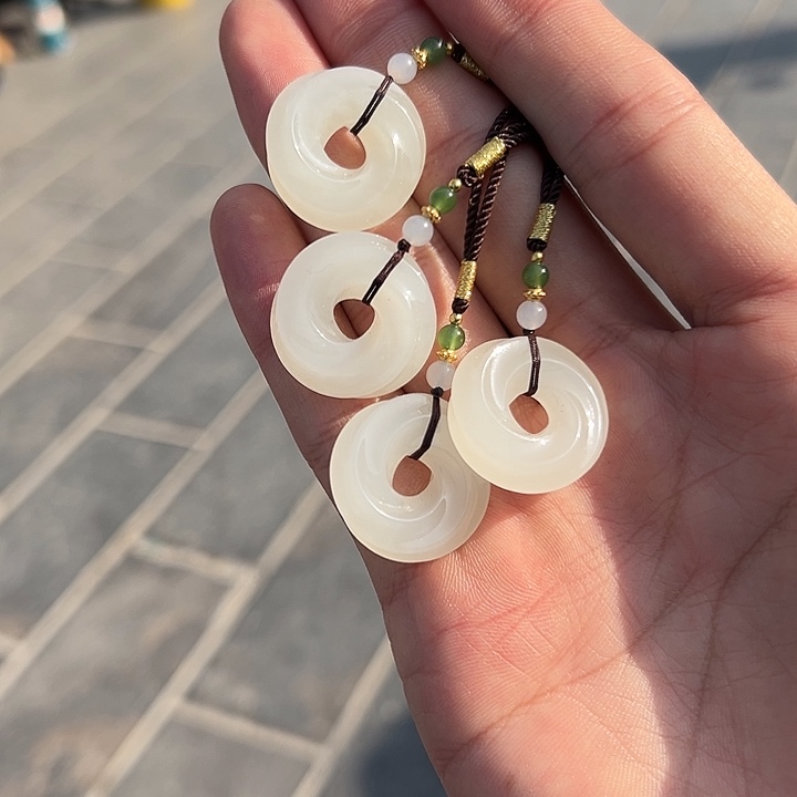 和田玉未镶嵌手链冰底料环多样性拍一发一