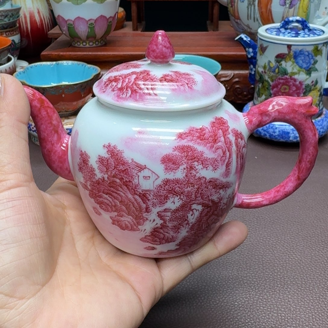 瓷片景德镇仿古手工制作精品展示