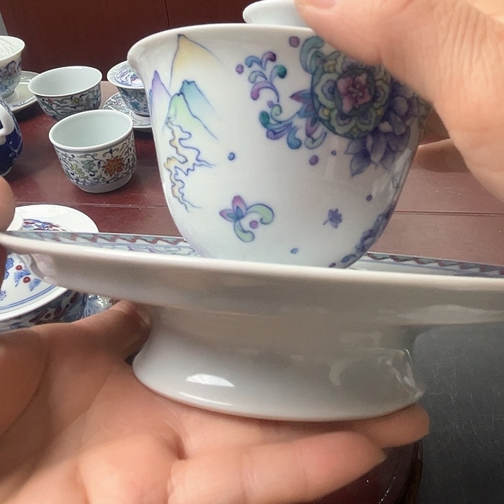 摆件超*景德镇陶瓷茶具摆件日用瓷41