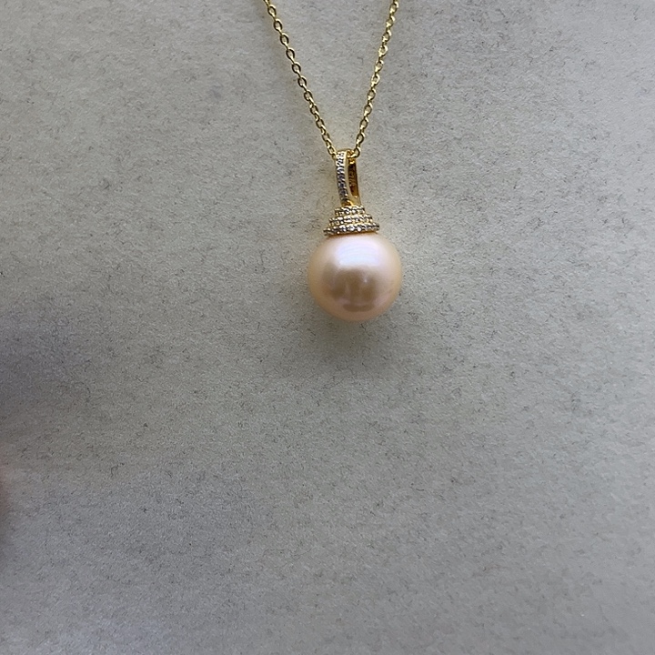 合金颈饰淡水珍珠