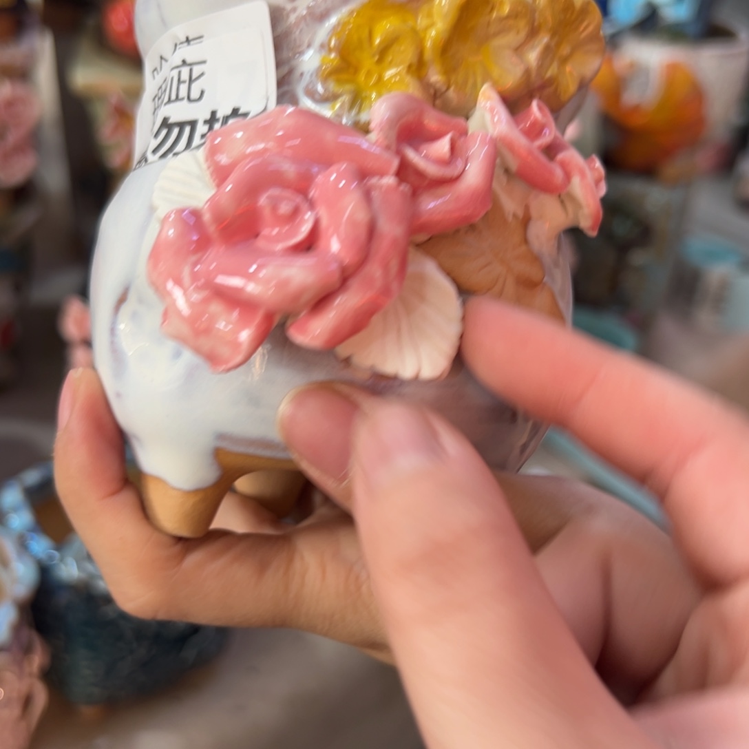 多肉花盆，满20发货爱退款拉黑瑕疵