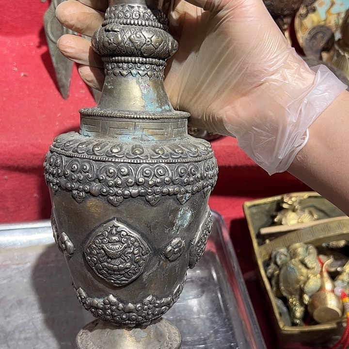 一***5微瑕疵黄铜摆件工艺品