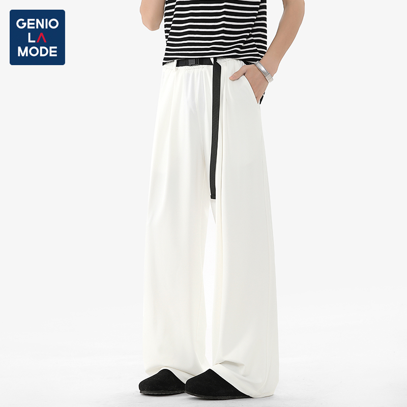 GENIO LAMODE冰丝夏季薄款男女款防晒休闲凉感宽松速干运动直筒裤