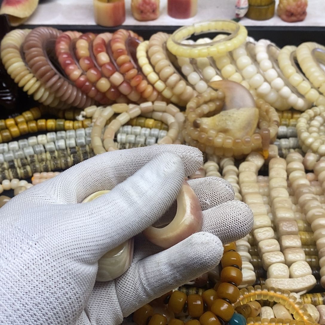 牛骨手串/手链娄*精美人工养殖驼骨