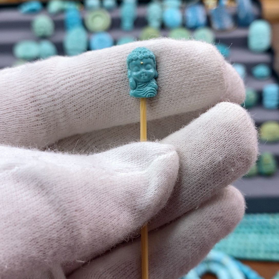 绿松石珠宝奇石未镶嵌