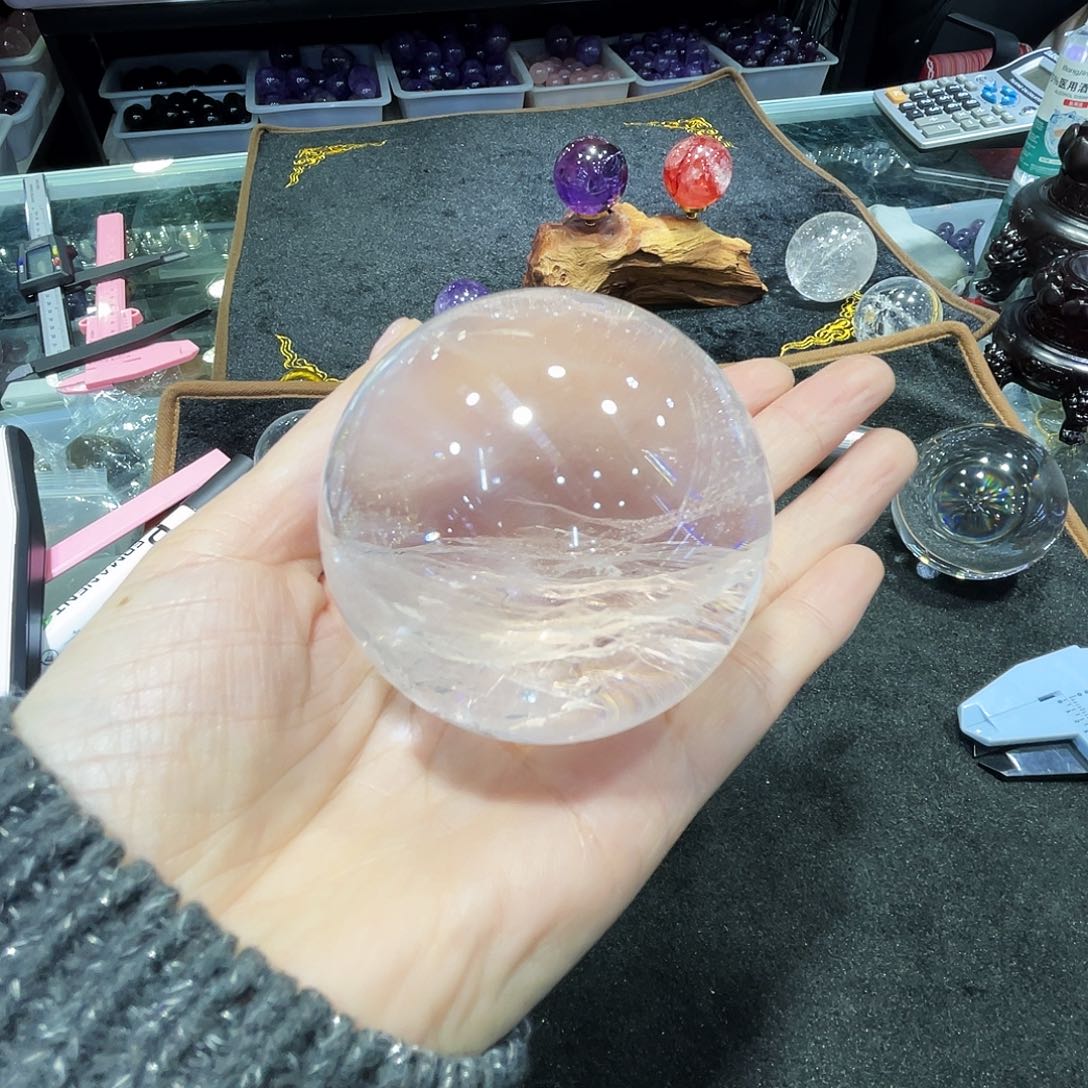 潤***水水晶珠宝半成品未镶嵌