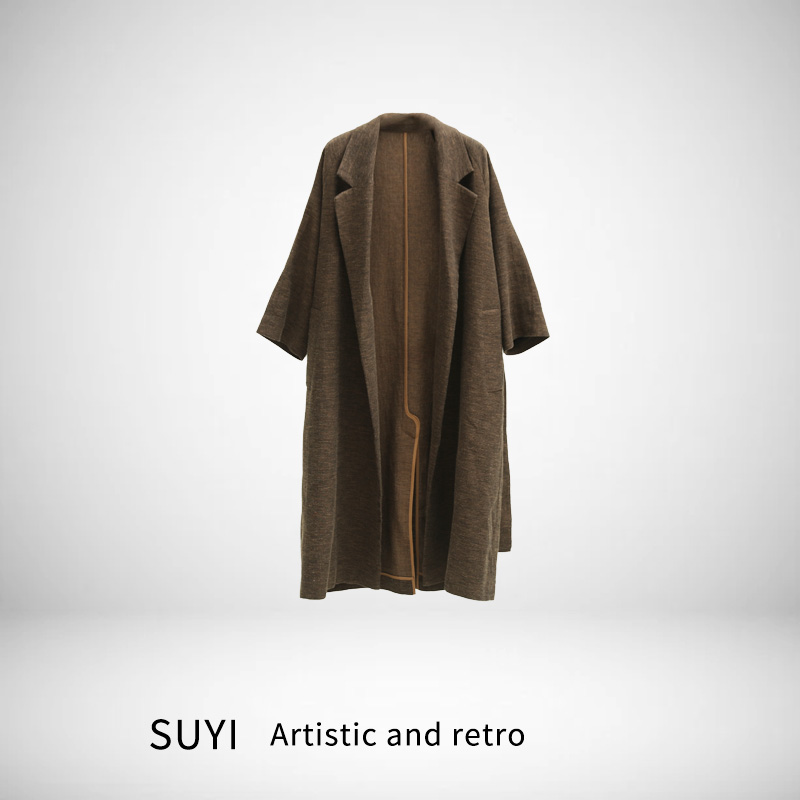 【SUYI原创高定】新款系带复古大衣