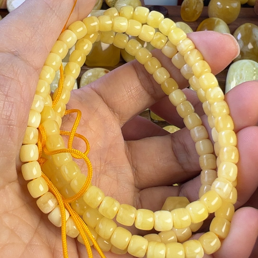 蜜蜡套链未镶嵌用****0