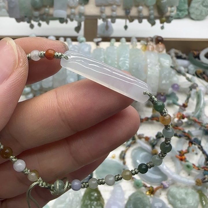 翡翠未镶嵌手链手牌
