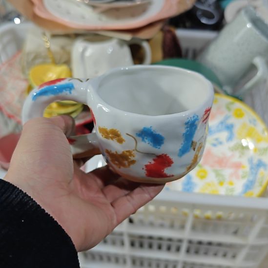 杯陶瓷杯碗盘微瑕疵介意慎拍