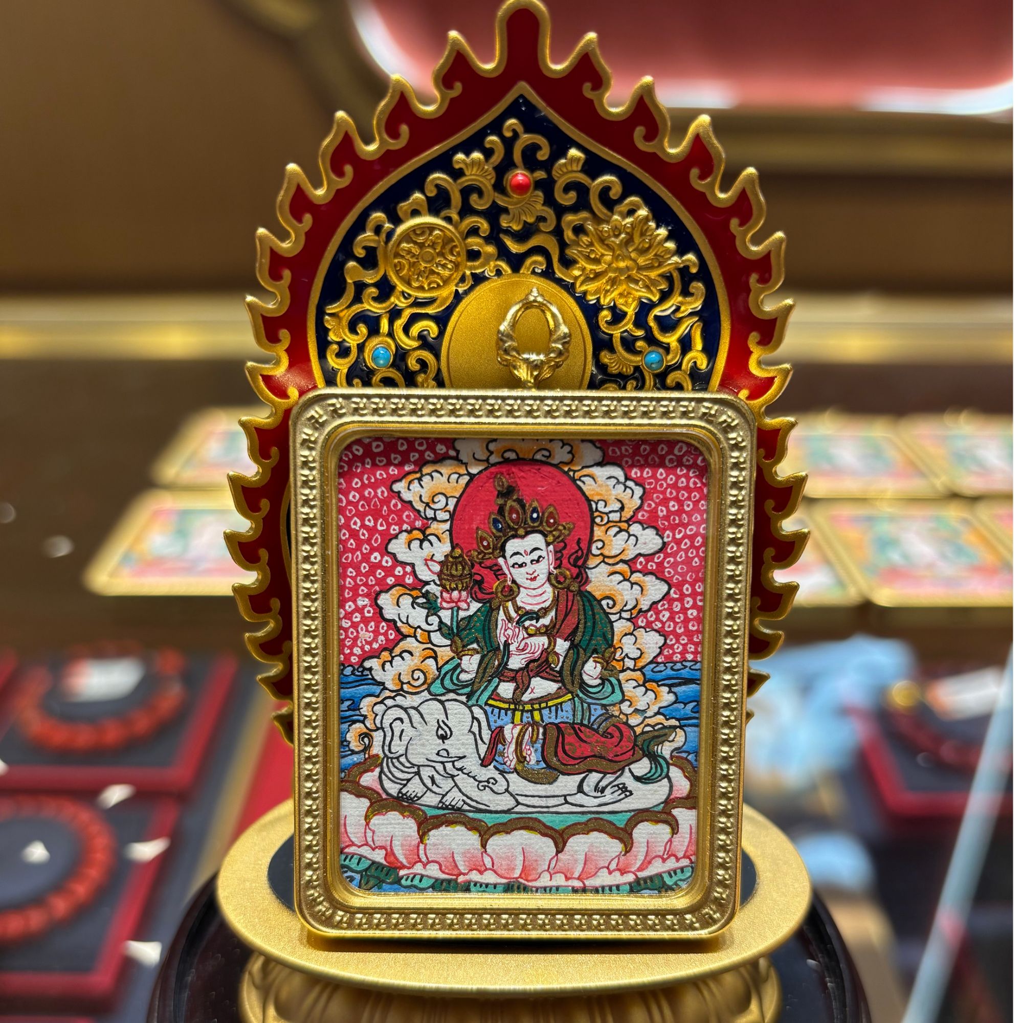 【五九甄选】妙手绘祥*保色手绘祥云唐卡款式可选