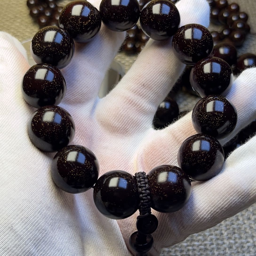 檀香紫檀（小叶紫檀）1.8 13颗满星