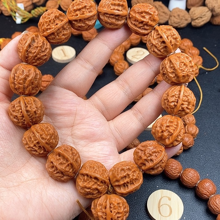 文玩核桃手串官帽手持