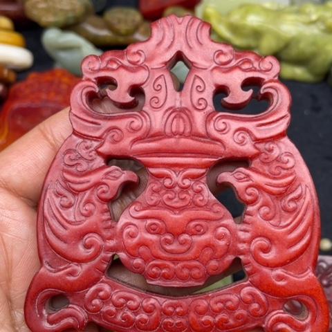 和田玉颈饰未镶嵌4