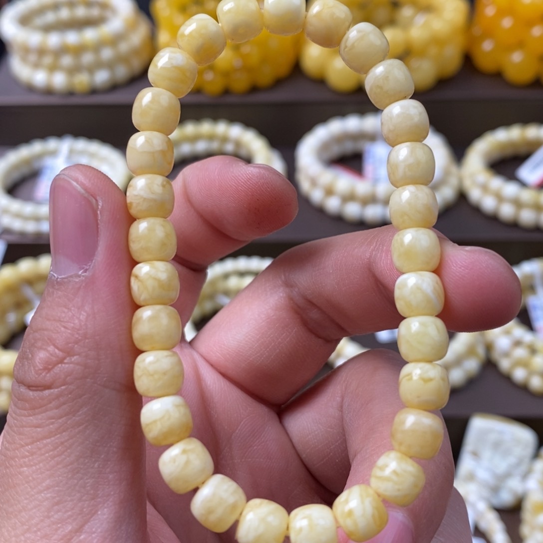 蜜蜡珠宝奇石未镶嵌7mm