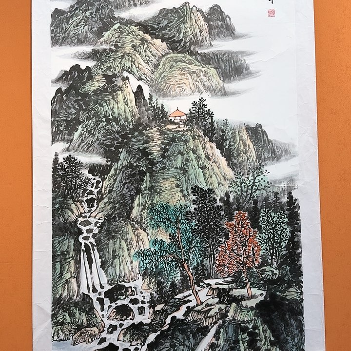 国画书法作品多次参加