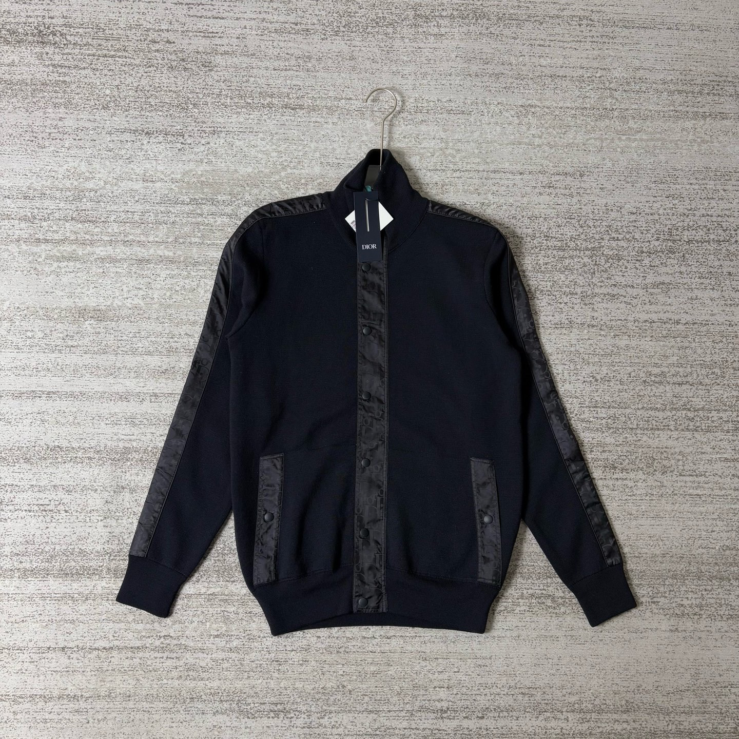 未使用 DIOR/迪奥 SS21印花镶片羊毛科技感夹克/S码/6109