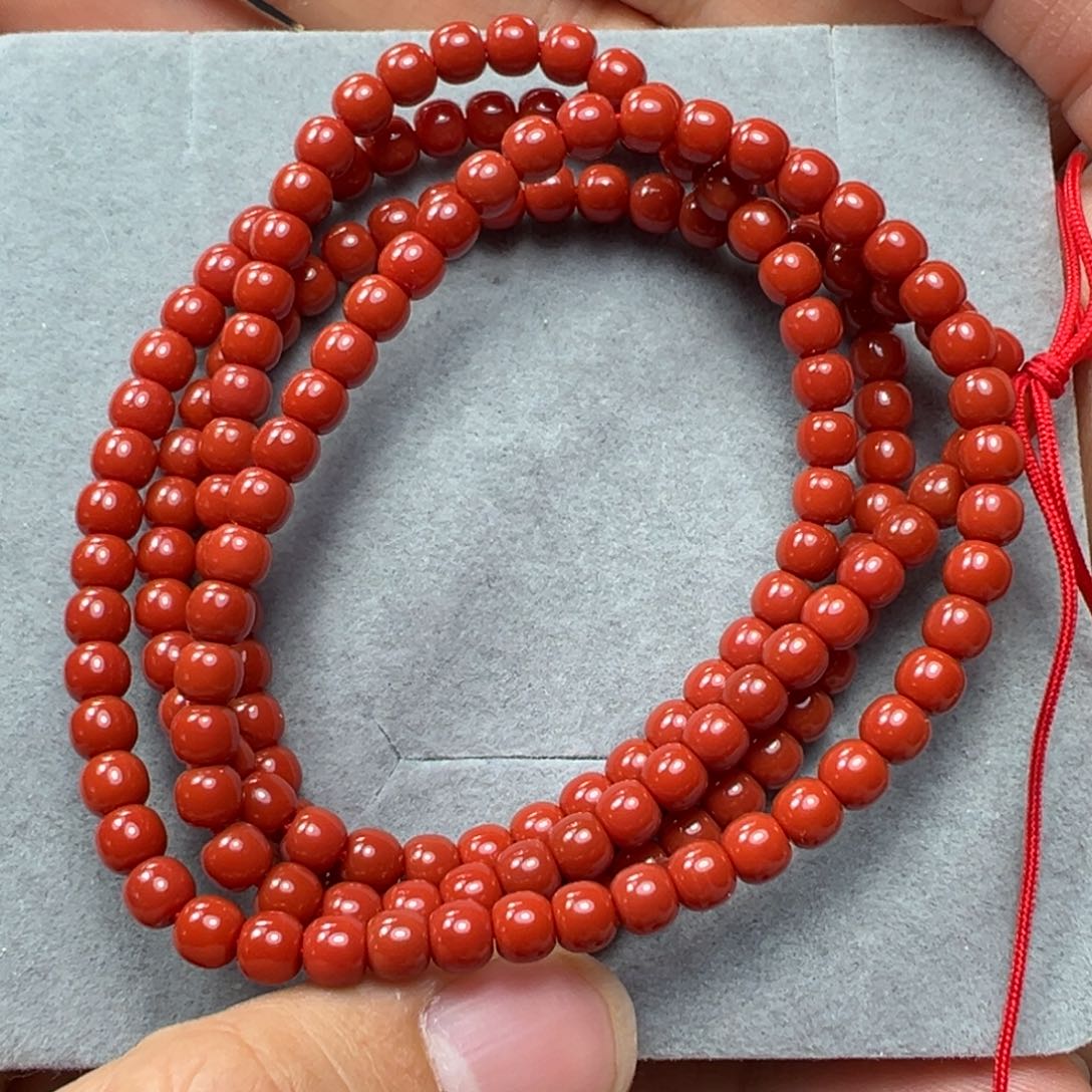 南红玛瑙手串未镶嵌