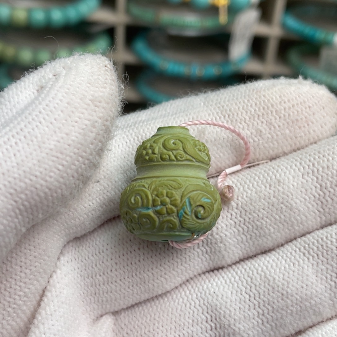 绿松石未镶嵌缠枝葫芦4