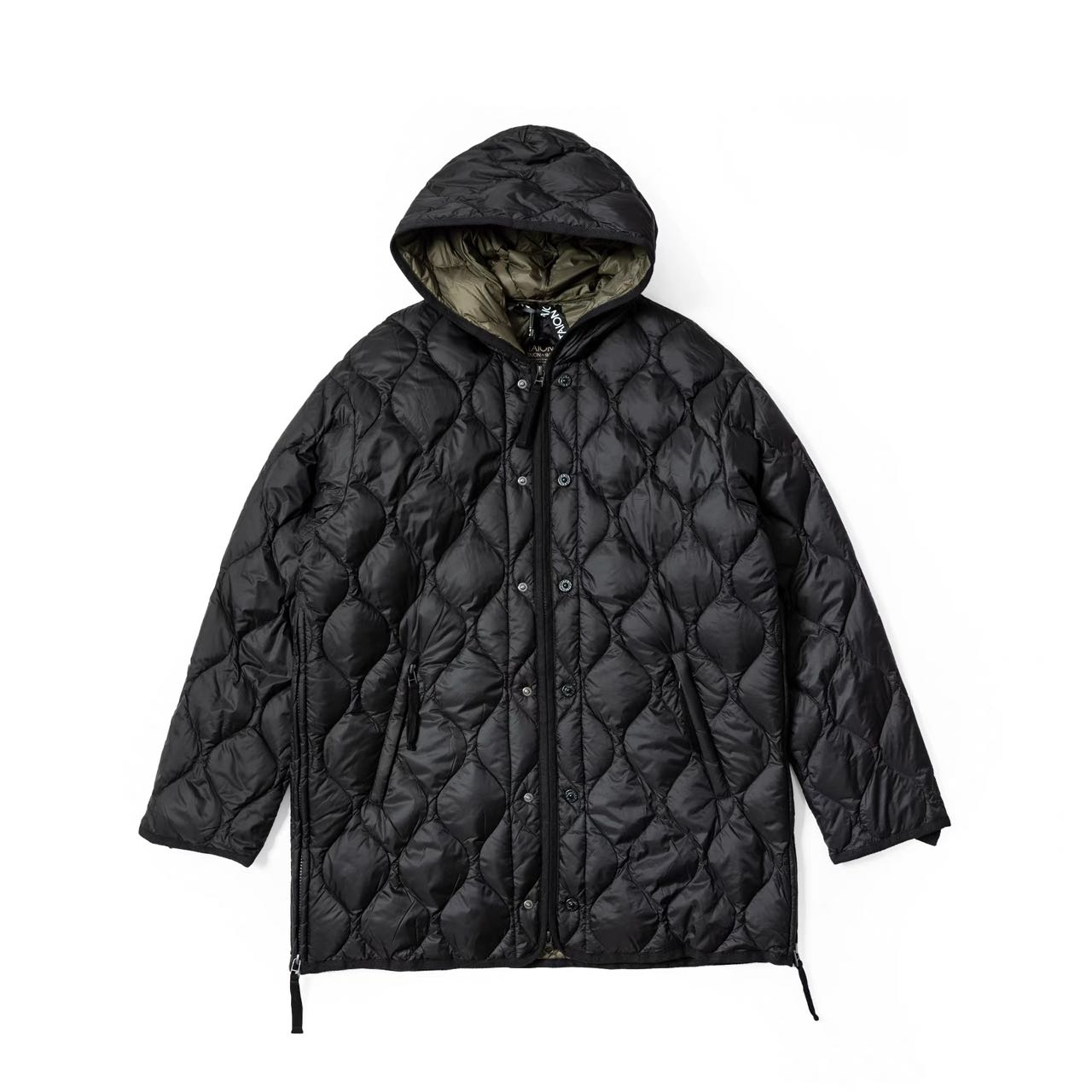 95绒超轻800PF连帽款）TA*ION加长羽绒夹克