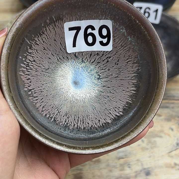 茶盏沐雨茶器柴烧主人杯