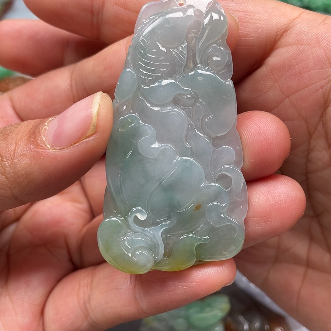 颈饰未镶嵌翡翠翡玉缘翡翠