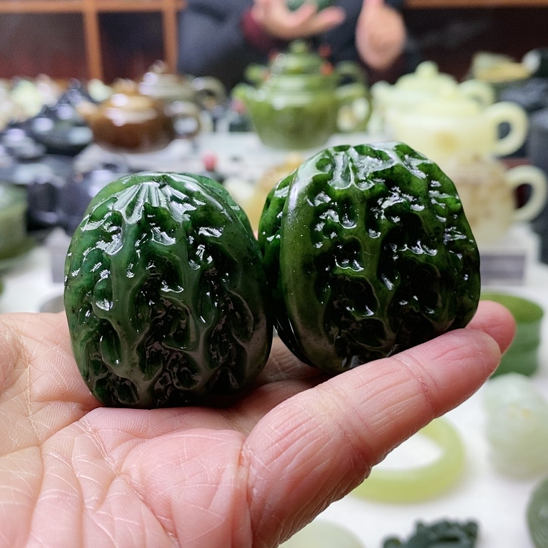 和田玉核桃未镶嵌