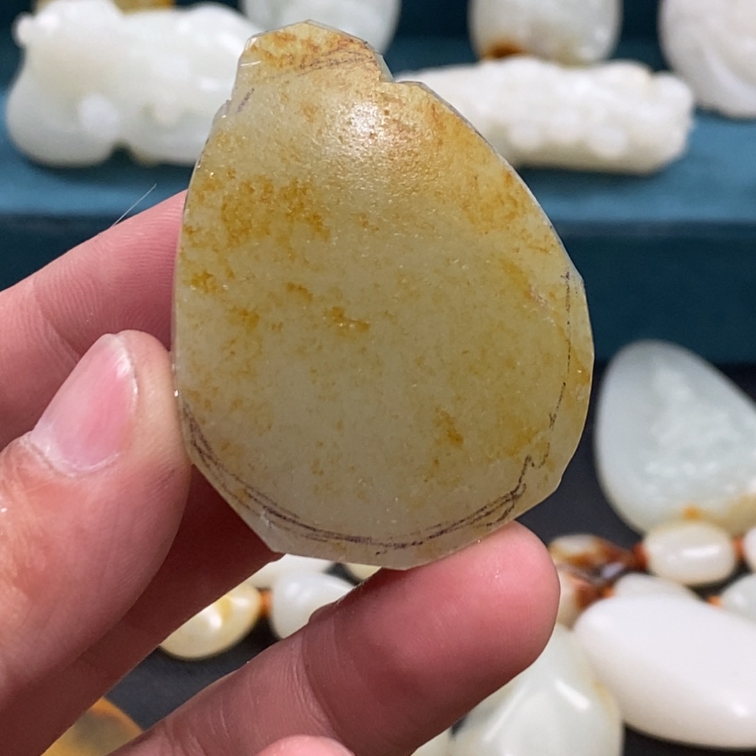 定制和田玉挂件未镶嵌美*7