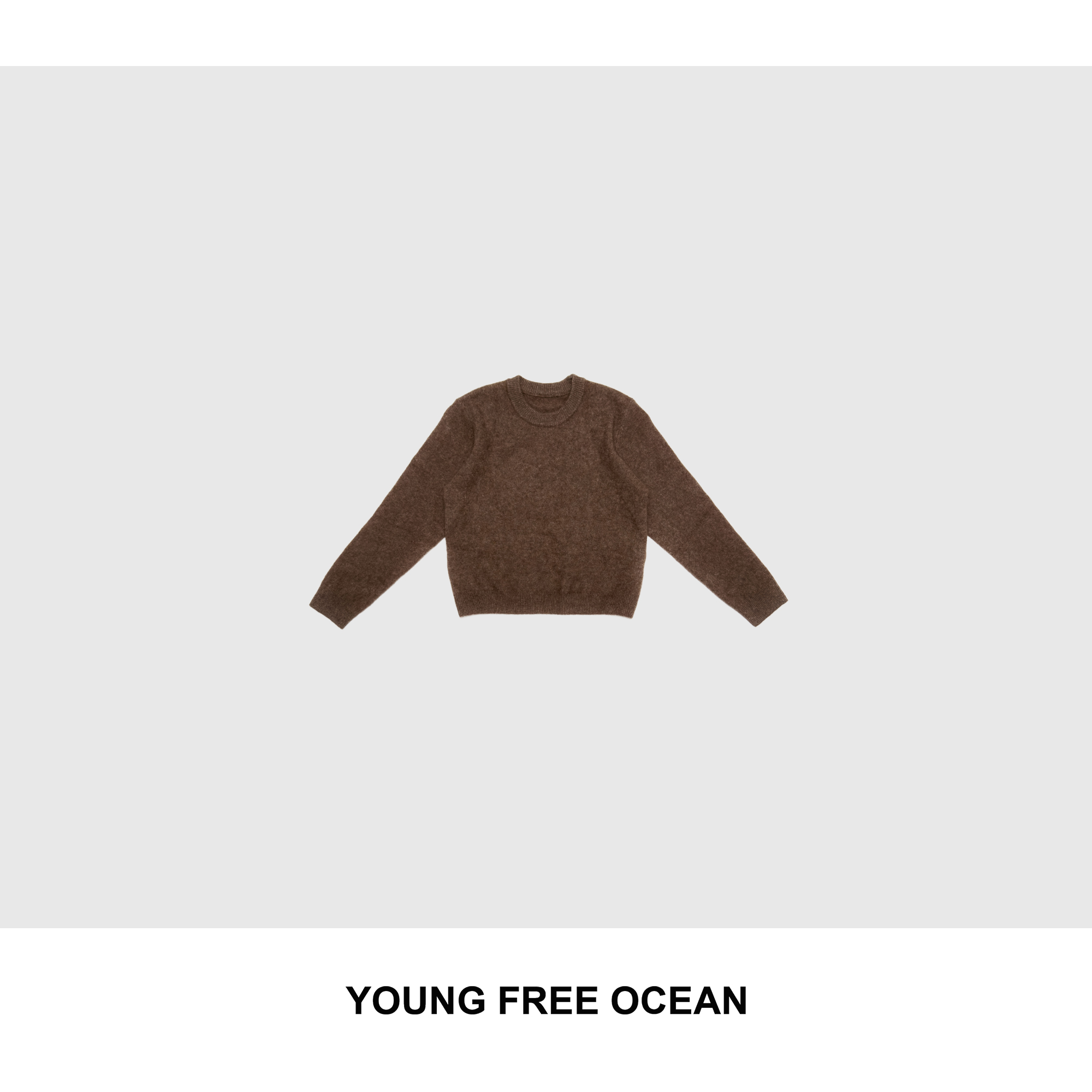 YOUNG FREE OCEAN2025秋冬款 牦牛绒圆领毛衣V9583