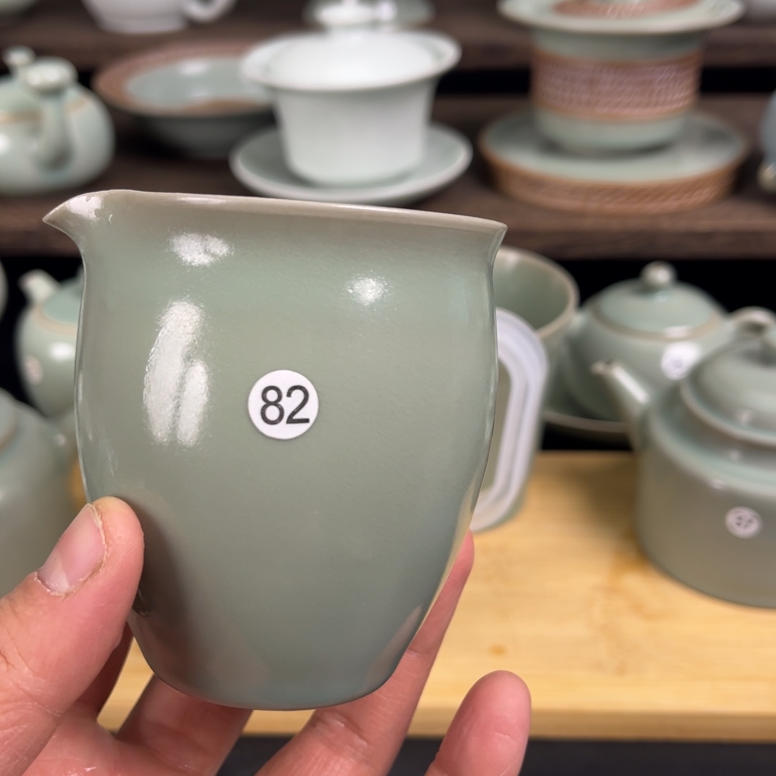 【闪购商品】清**南公道杯手工汝瓷仿古