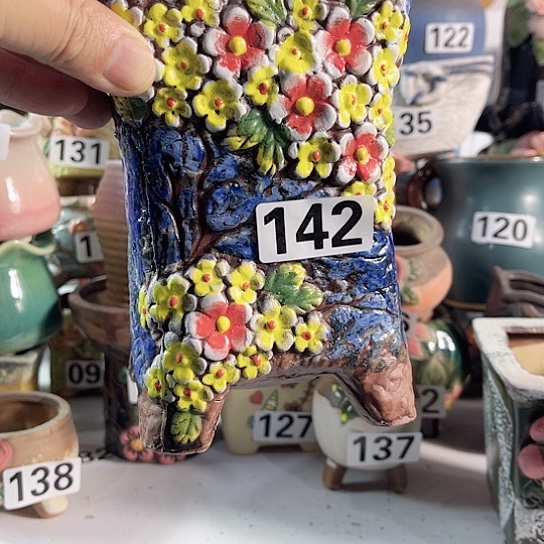 红陶多肉植物花盆