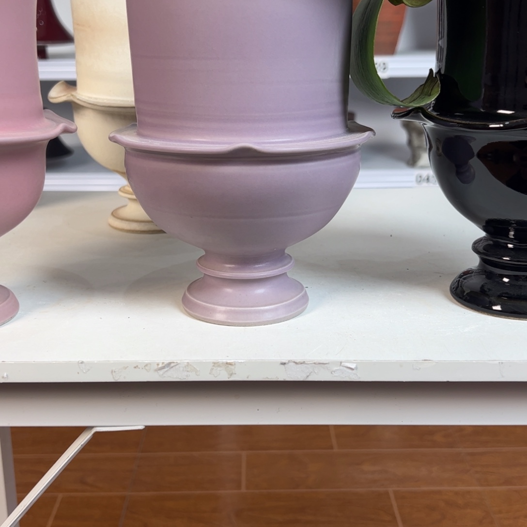 咿***咿景德镇手工花盆有孔