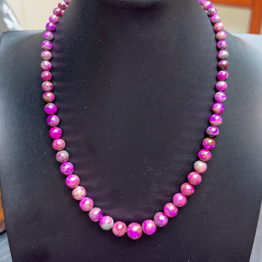 苏纪石（舒俱来）18K金镶嵌项链