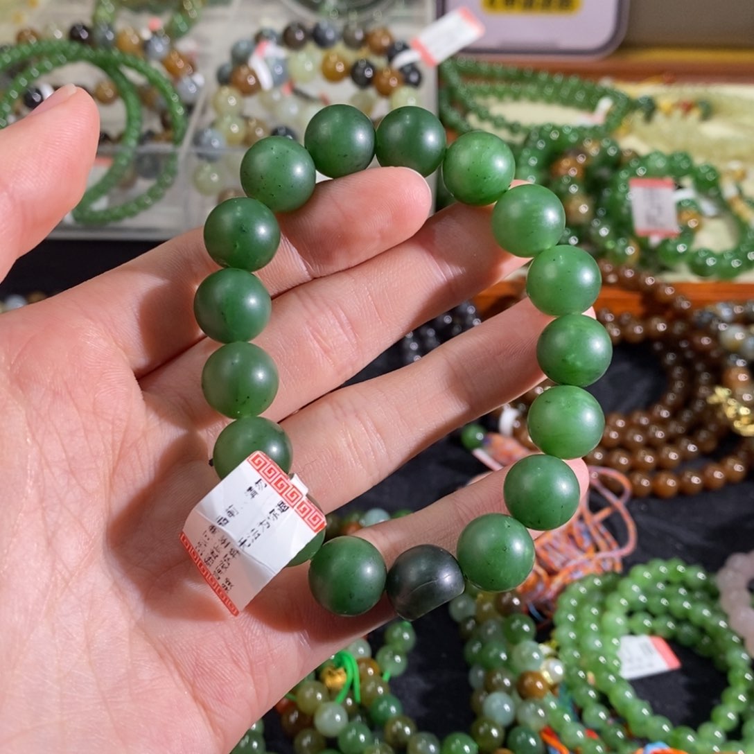 和田玉手链未镶嵌