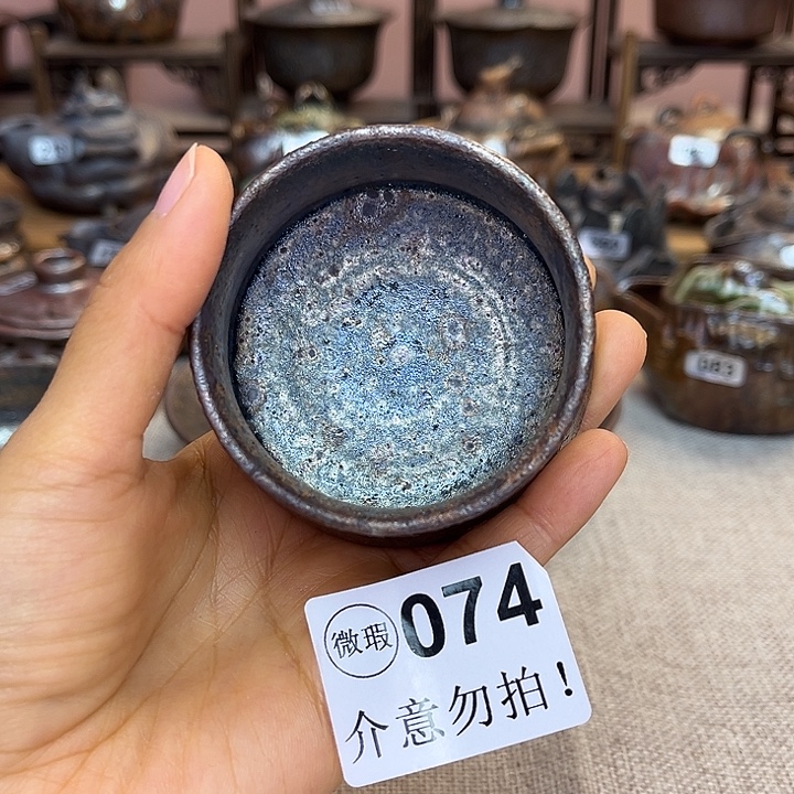 裸柴烧陶瓷手工茶器