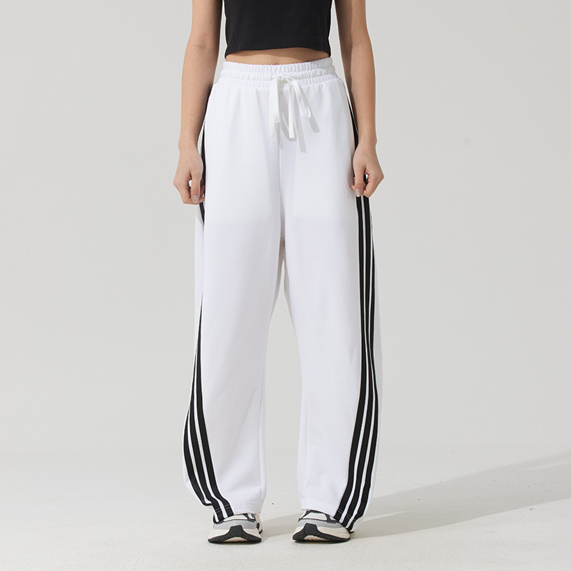 【达人专属】阿迪达斯针织长裤女2025新款运动裤宽松跑步裤子KB4629