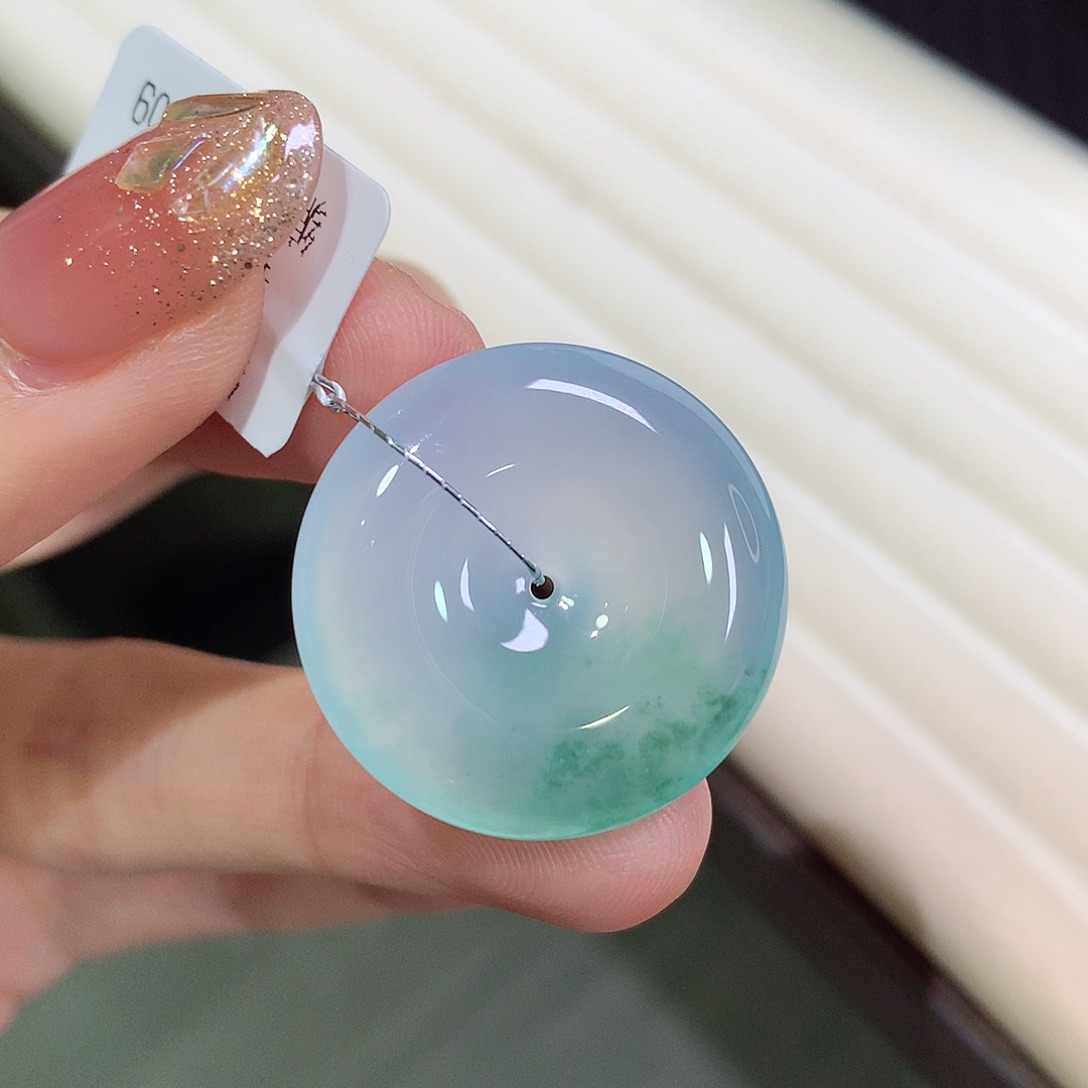 翡翠未镶嵌颈饰24.5-6