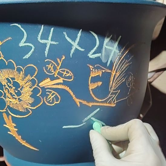 宜兴紫砂花盆清仓库清仓