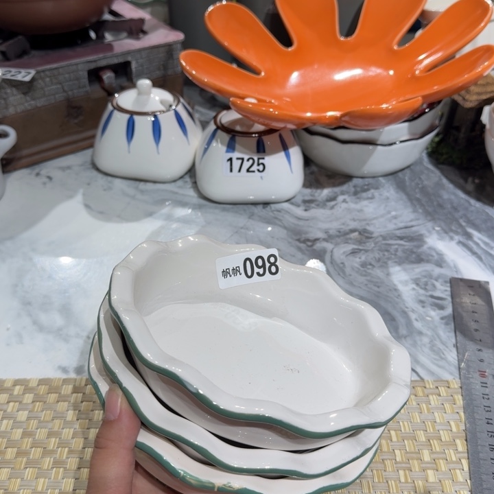 瓷片陶瓷瑕疵 介意慎拍098